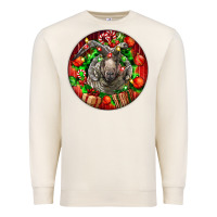 Sandshell christmas navajo churro sheep Premium Sweatshirt - LillyAllenDesigns