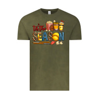Vintage Olive tis the season softball Vintage Tee - AdoDesignShop