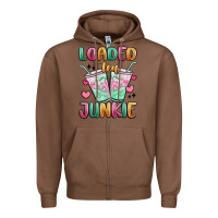 Chestnut loaded tea junkie Zipper Hoodie - MaliasSmallBusiness