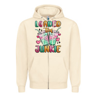 Sandshell loaded tea junkie Zipper Hoodie - MaliasSmallBusiness
