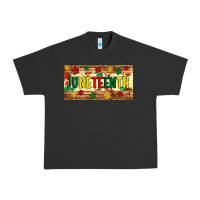 Pigment Black juneteenth licence plate template Urban Heavy Tee - Artiststas
