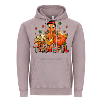 Vintage Zinc thankful pumpkins and turkey Vintage Hoodie - AdoDesignShop