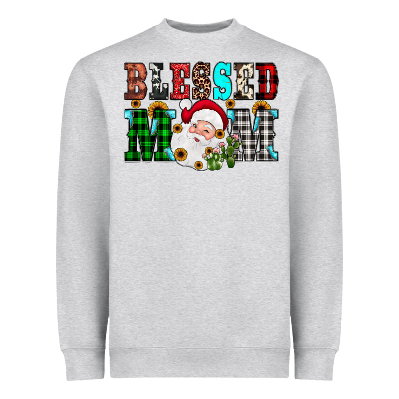 Blessed Mom Christmas Heavyweight Sweatshirt by JahusDesignShop | Teevron