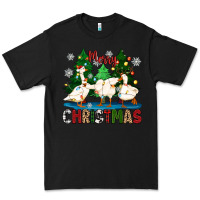 Black merry christmas duck Premium Tee - Zillion Design Studio
