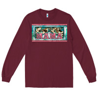 Burgundy western mama     license plate Long Sleeve Tee - BarkalooDesign