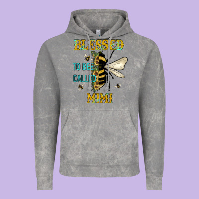 Blessed To Bee Called Mimi Vintage Hoodie Designed By Jahusdesignshop