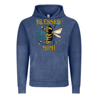 Vintage Denim blessed to bee called mimi Vintage Hoodie - JahusDesignShop