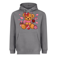 Storm valentines day teddy bear Heavyweight Hoodie - LillyAllenDesigns