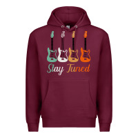 Burgundy Bass Guitar Vintage Funny Bass Player Bassist Premium Hoodie - Bettercallsaul