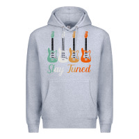 Heather Grey Bass Guitar Vintage Funny Bass Player Bassist Premium Hoodie - Bettercallsaul