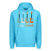 Ocean Blue Bass Guitar Vintage Funny Bass Player Bassist Premium Hoodie - Bettercallsaul