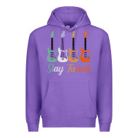 Purple Bass Guitar Vintage Funny Bass Player Bassist Premium Hoodie - Bettercallsaul