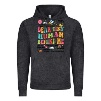 Vintage Arctic customized teacher dear tiny human behind me back Vintage Hoodie - JahusDesignShop