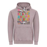 Vintage Zinc customized teacher dear tiny human behind me back Vintage Hoodie - JahusDesignShop
