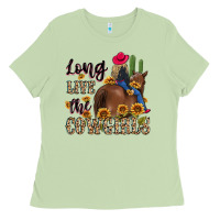 Matcha long live the cowgirls Ladies Tee - MaliasSmallBusiness