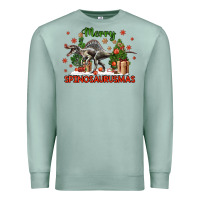 Seafoam merry spinosaurusmas Premium Sweatshirt - LillyAllenDesigns