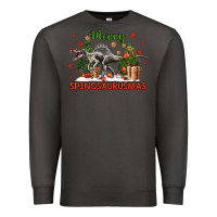 Smoke merry spinosaurusmas Premium Sweatshirt - LillyAllenDesigns