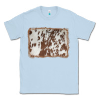 Dusty Blue cowhide background Classic Tee - AdoDesignShop