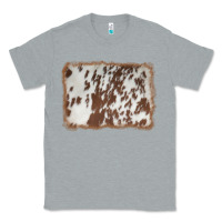Heather Grey cowhide background Classic Tee - AdoDesignShop
