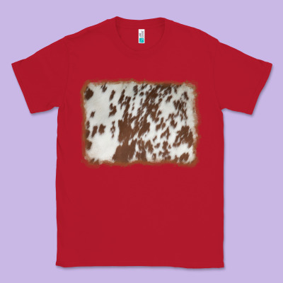 Cowhide Background Classic Tee Designed By Adodesignshop