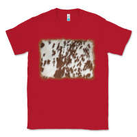 Red cowhide background Classic Tee - AdoDesignShop