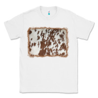 White cowhide background Classic Tee - AdoDesignShop