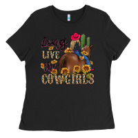 Black long live the cowgirls Ladies Tee - MaliasSmallBusiness