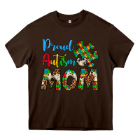 Chocolate Brown proud autism mom Heavy Core Tee - Artiststas