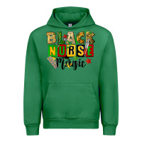 Emerald black nurse magic juneteenth Urban Hoodie - CowGirlArtShop