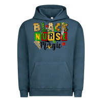 Pigment Midnight Navy black nurse magic juneteenth Urban Hoodie - CowGirlArtShop