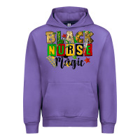 Tulip black nurse magic juneteenth Urban Hoodie - CowGirlArtShop