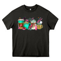 Asphalt hair hustler coffee cups Heavy Core Tee - texasbilliewilder