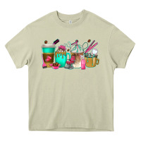 Mossy hair hustler coffee cups Heavy Core Tee - texasbilliewilder