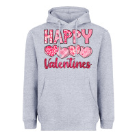Heather Grey happy valentines Heavyweight Hoodie - LillyAllenDesigns