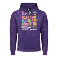 Cloud Purple customized teacher dear tiny human behind me back Vintage Hoodie - JahusDesignShop