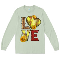 Matcha western love softball Long Sleeve Tee - LillyAllenDesigns