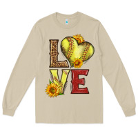 Mushroom western love softball Long Sleeve Tee - LillyAllenDesigns