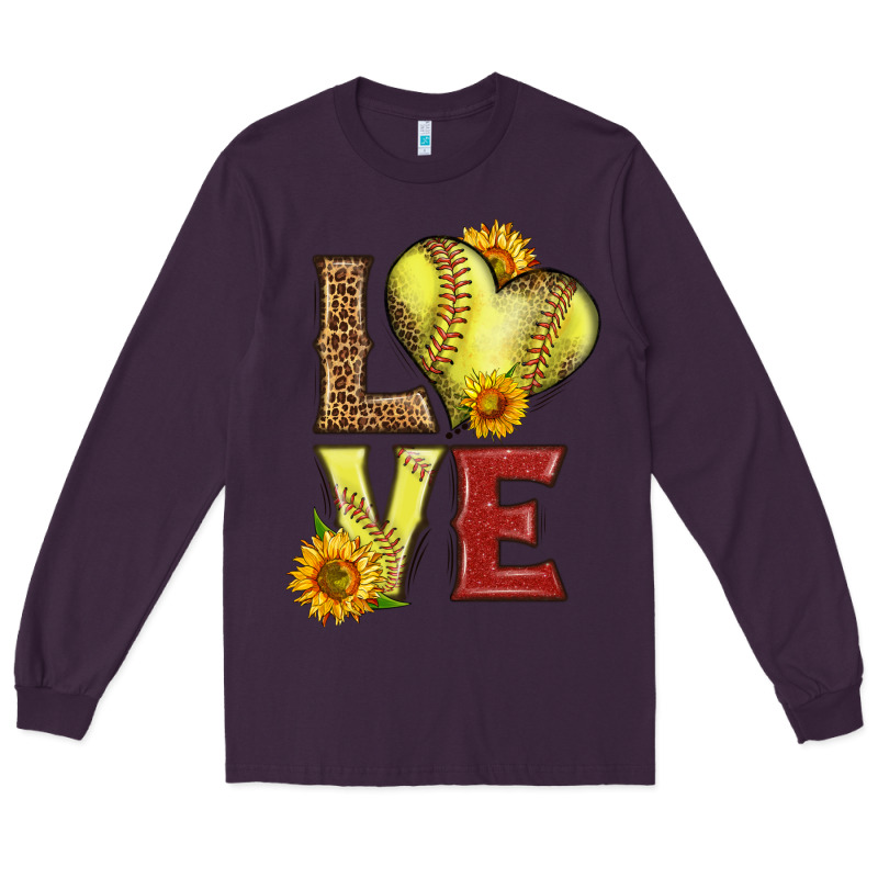 Western Love Softball Long Sleeve Tee by LillyAllenDesigns | Teevron