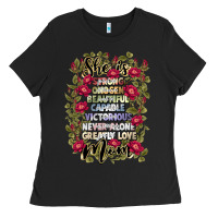 Black she is mom Ladies Tee - JahusDesignShop