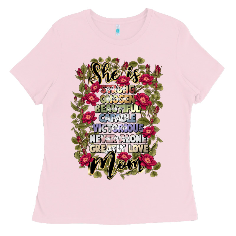 She Is Mom Ladies Tee by JahusDesignShop | Teevron