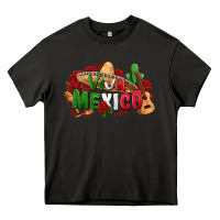 Asphalt viva mexico Heavy Core Tee - Zillion Design Studio