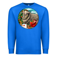 True Royal christmas merino wool sheep Premium Sweatshirt - LillyAllenDesigns