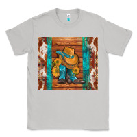 Moon Dust cowboy boots turquoise aztec cowhide Classic Tee - Artiststas