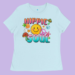 Hippie Soul Ladies Tee Designed By Maliassmallbusiness