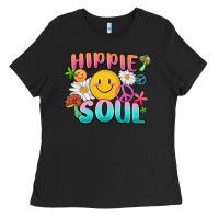 Black hippie soul Ladies Tee - MaliasSmallBusiness
