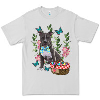 Dove Grey easter pitbull Premium Tee - RanaPortraitStore