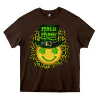 Chocolate Brown st. patrick's day pinch proof lucky face Heavy Core Tee - RanaPortraitStore