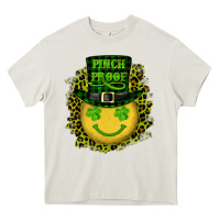 Cream st. patrick's day pinch proof lucky face Heavy Core Tee - RanaPortraitStore