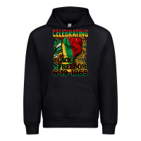 Black celebrating black freedom 6 19 1865 juneteenth Urban Hoodie - CowGirlArtShop