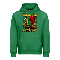 Emerald celebrating black freedom 6 19 1865 juneteenth Urban Hoodie - CowGirlArtShop